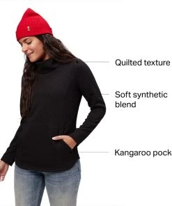 Stoic Quilted Cowl Neck Pullover - Women's 12 Stoic Quilted Cowl Neck Pullover - Women's -The Stoic Style Sales Shop BLA D7 6