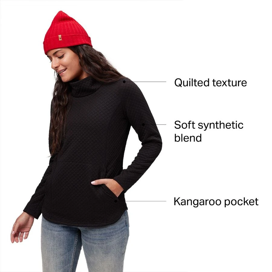 Stoic Quilted Cowl Neck Pullover - Women's 4 Stoic Quilted Cowl Neck Pullover - Women's - Image 4
