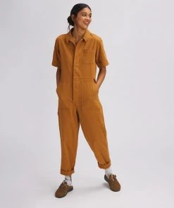 Stoic Short-Sleeve Coverall - Women's 17 Stoic Short-Sleeve Coverall - Women's -The Stoic Style Sales Shop BONBRO