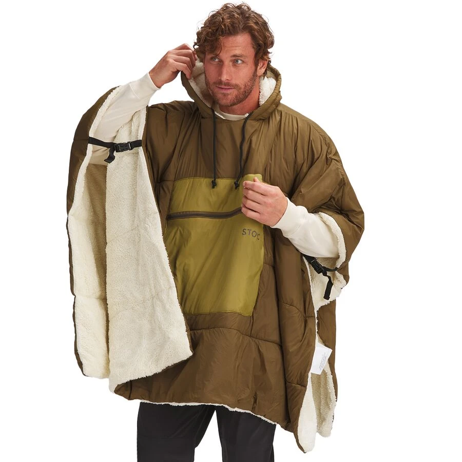 Stoic Sherpa Blanket Poncho 1 Stoic Sherpa Blanket Poncho