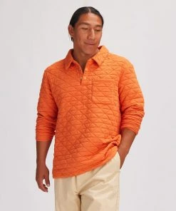 Stoic Venture Quilted Rugby Long-Sleeve Polo - Men&apos;s