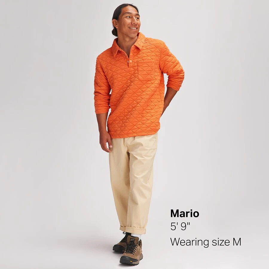 Stoic Venture Quilted Rugby Long-Sleeve Polo - Men's 2 Stoic Venture Quilted Rugby Long-Sleeve Polo - Men's - Image 2