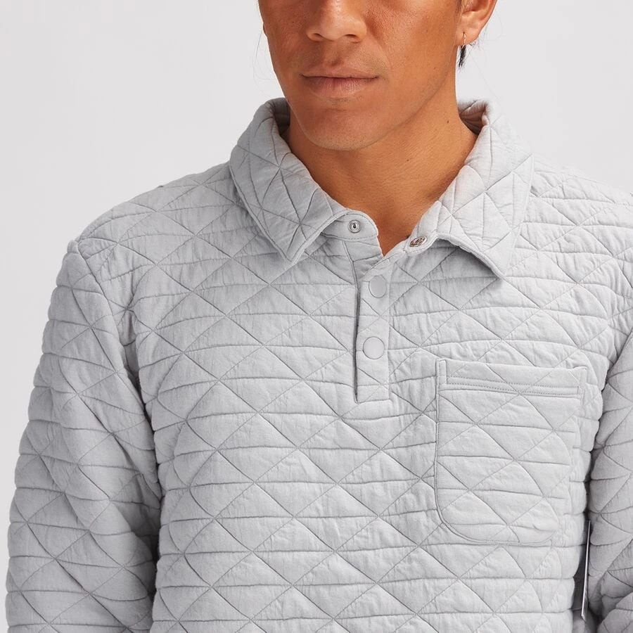 Stoic Venture Quilted Rugby Long-Sleeve Polo - Men's 8 Stoic Venture Quilted Rugby Long-Sleeve Polo - Men's - Image 8
