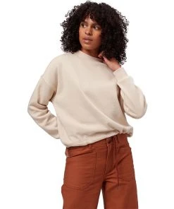 Stoic French Terry Crop Crewneck Hoodie - Women's