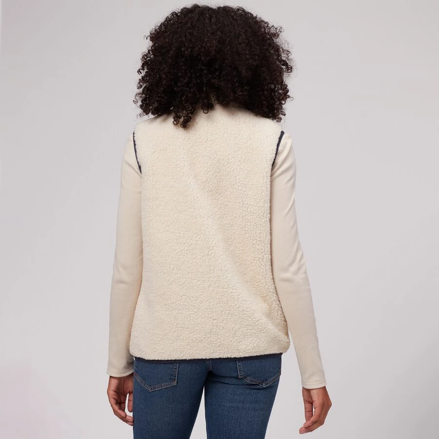 Stoic Reversible Mixed Media Sherpa Vest - Women's 6 Stoic Reversible Mixed Media Sherpa Vest - Women's - Image 6