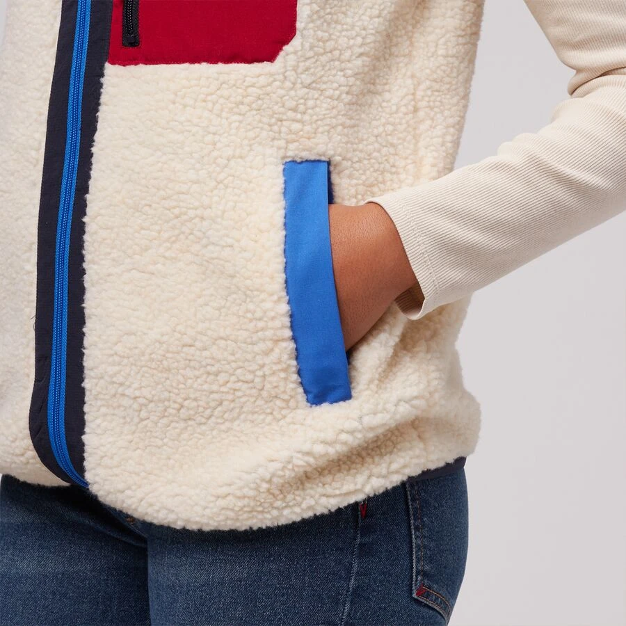 Stoic Reversible Mixed Media Sherpa Vest - Women's 5 Stoic Reversible Mixed Media Sherpa Vest - Women's - Image 5