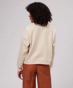 Stoic French Terry Crop Crewneck Hoodie - Women&apos;s -The Stoic Style Sales Shop KHA D1 2