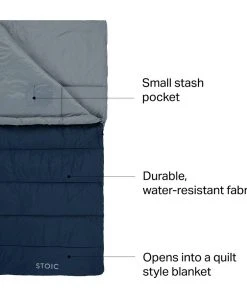Stoic Groundwork Single Sleeping Bag: 20F Synthetic -The Stoic Style Sales Shop MIDNAVGRA D8 1