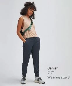 Stoic Tapered Performance Knit Pant - Women's 31 Stoic Tapered Performance Knit Pant - Women's -The Stoic Style Sales Shop MIDNAV D5 4