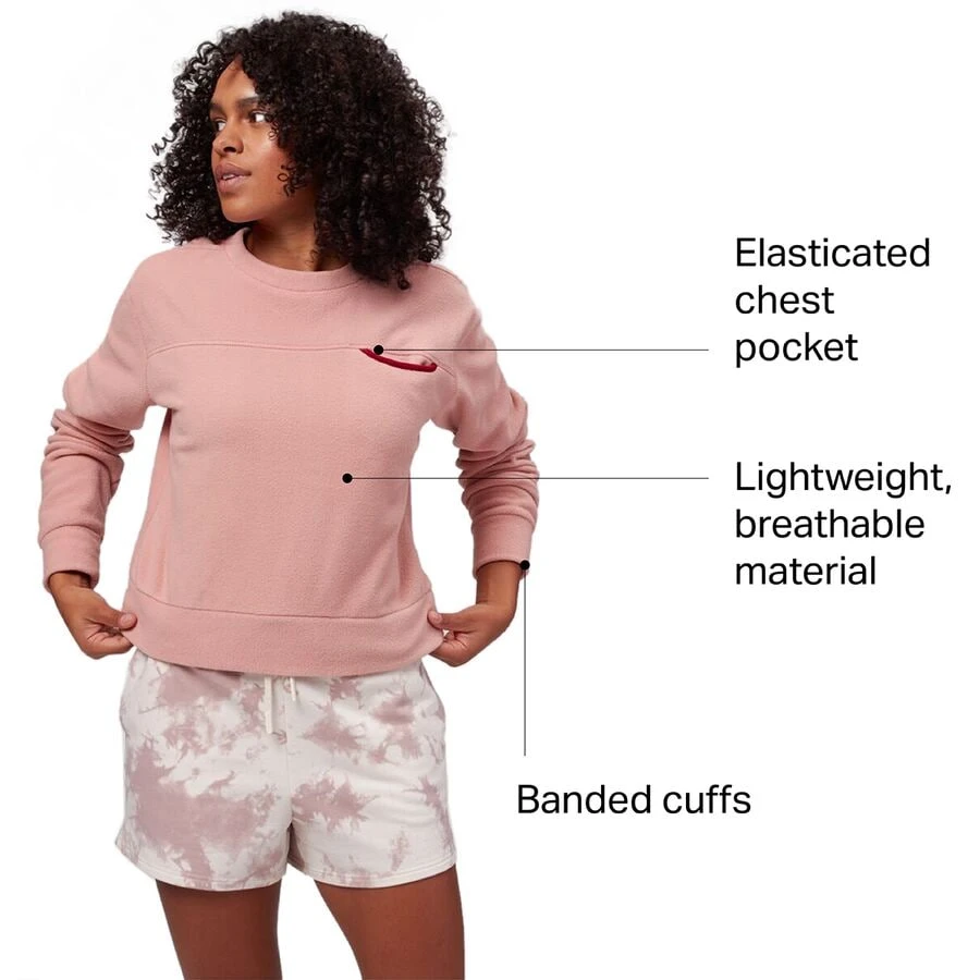 Stoic Fleece Crew Sweatshirt - Women's 3 Stoic Fleece Crew Sweatshirt - Women's - Image 3