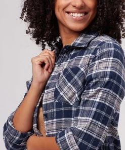 Stoic Super Soft Pocket Flannel Shirt - Women's 21 Stoic Super Soft Pocket Flannel Shirt - Women's -The Stoic Style Sales Shop NAVPLA D2 1