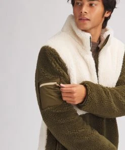 Stoic MTN 1/2-Zip Sherpa Pullover - Men&apos;s -The Stoic Style Sales Shop OLINIG D2 24