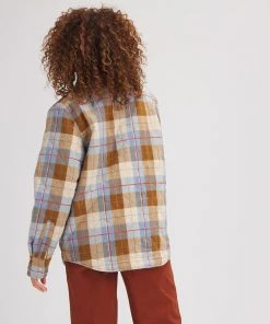Stoic Quilted Boyfriend Plaid Shirt Jacket - Women&apos;s -The Stoic Style Sales Shop PEBPLA D1 1