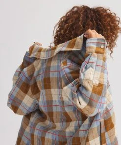 Stoic Quilted Boyfriend Plaid Shirt Jacket - Women&apos;s -The Stoic Style Sales Shop PEBPLA D3 1