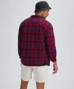 Stoic Button-Up Flannel Shirt - Men's 22 Stoic Button-Up Flannel Shirt - Men's -The Stoic Style Sales Shop REDNAVPLA D4 1