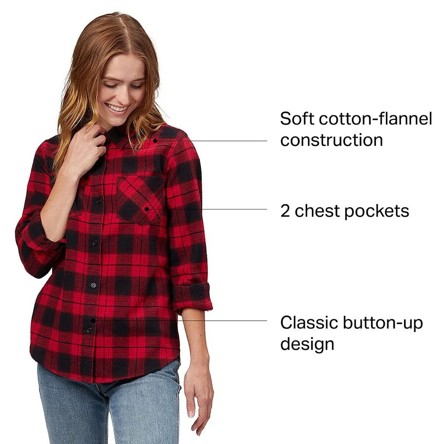 Stoic Super Soft Pocket Flannel Shirt - Women's 10 Stoic Super Soft Pocket Flannel Shirt - Women's - Image 10