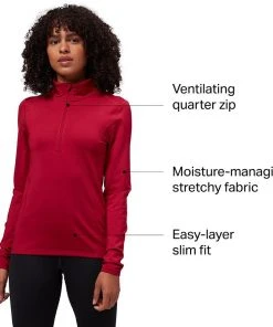 Stoic Midweight 1/4 Zip Baselayer Top - Women&apos;s -The Stoic Style Sales Shop RIORED D8 1