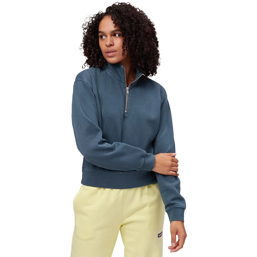 Stoic Cotton Cropped 1/4-Zip Pullover - Women's 7 Stoic Cotton Cropped 1/4-Zip Pullover - Women's - Image 7