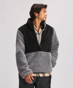 Stoic MTN 1/2-Zip Sherpa Pullover - Men&apos;s -The Stoic Style Sales Shop STRLIMMON
