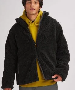 Stoic MTN Sherpa Full-Zip Jacket - Men&apos;s -The Stoic Style Sales Shop STRLIM D6 11