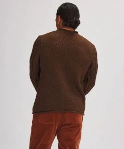 Stoic Cableknit Roll Neck Sweater - Men's 19 Stoic Cableknit Roll Neck Sweater - Men's -The Stoic Style Sales Shop TORSHE D1 27