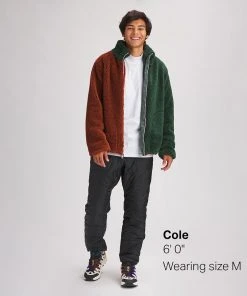 Stoic MTN Sherpa Full-Zip Jacket - Men&apos;s -The Stoic Style Sales Shop TOSHTRGRPINE D6 1