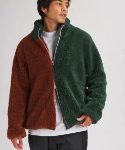 Stoic MTN Sherpa Full-Zip Jacket - Men&apos;s -The Stoic Style Sales Shop TOSHTRGRPINE D8 1