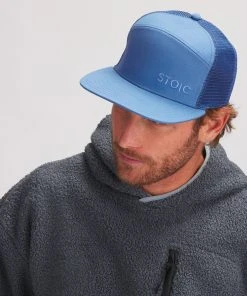 Stoic 5-Panel Trucker Hat -The Stoic Style Sales Shop VALBLU D3 4